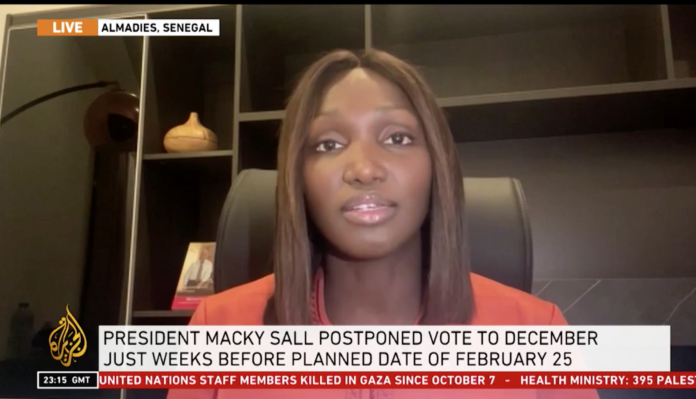 Présidentielle 2024: Suivez la sortie de Anta Babacar Ngom sur Aljazeera