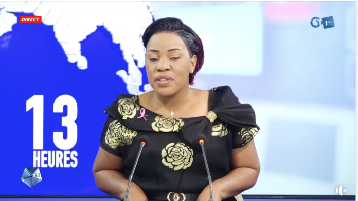 Édition d'information de la mi-journée, présentée par Rytha ABOGHO NDONG.