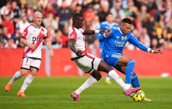 LaLiga : Nobel Mendy ouvre son compteur but avec le Rayo Vallecano