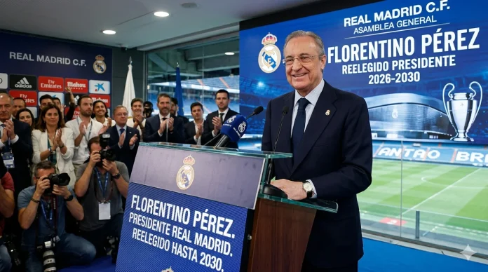 Florentino Pérez réélu président du Real Madrid jusqu’en 2030