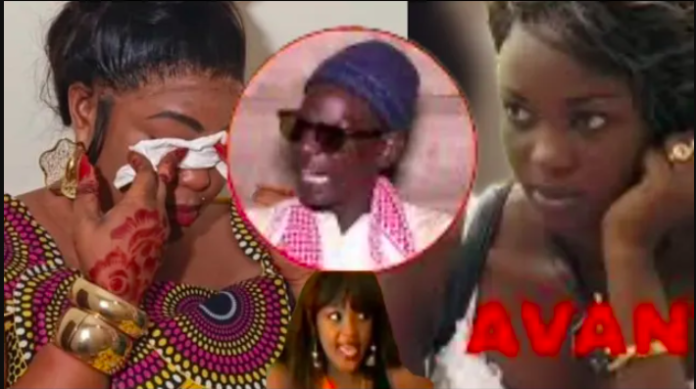 Les larmes de Yacine Ndiaye artiste comédienne daniouma.. avec 100% Collé