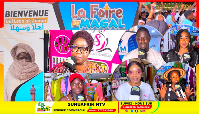 Suivez la magnifique exposition des exposants, ce qui s'est passé à la Foire du Magal