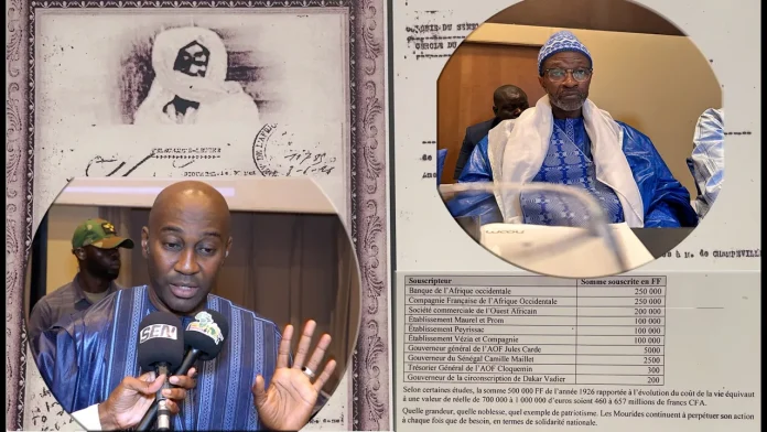 Appel à la contribution en 1926 : Monsieur Habib Mbaye, 